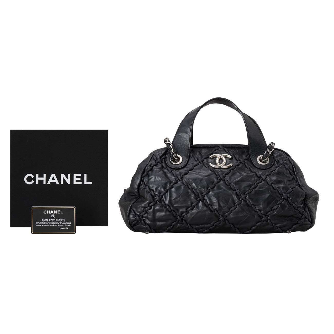 CHANEL(USED)샤넬 시즌 스티치 토트겸 숄더백