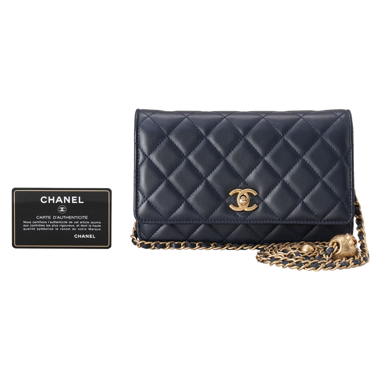 CHANEL(USED)샤넬 클래식 골든볼 WOC