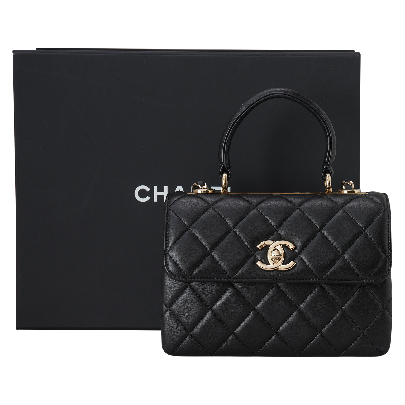 CHANEL(USED)샤넬 AS4654 트렌디CC 뉴미니 탑 핸들백
