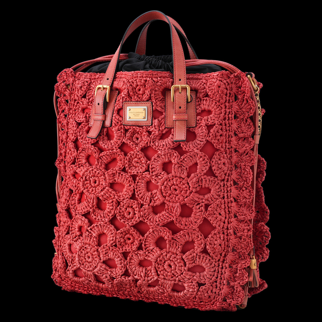 Dolce&Gabbana(USED)돌체앤가바나 플라워 패턴 토트백