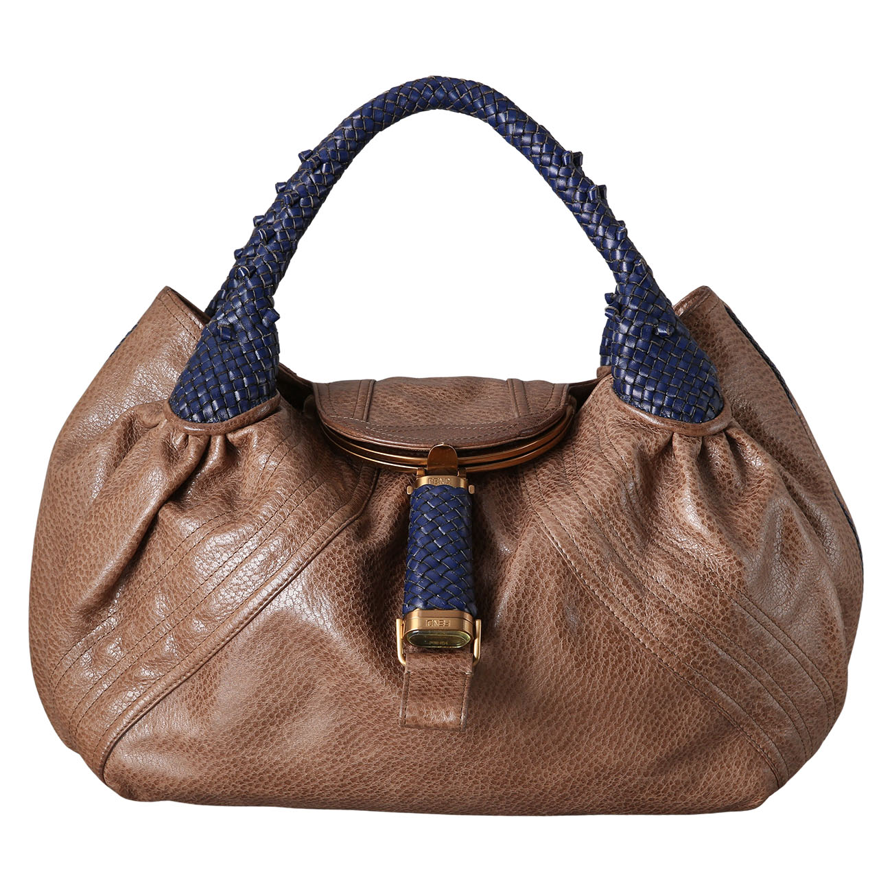 FENDI(USED)펜디 레더 호보 토트백