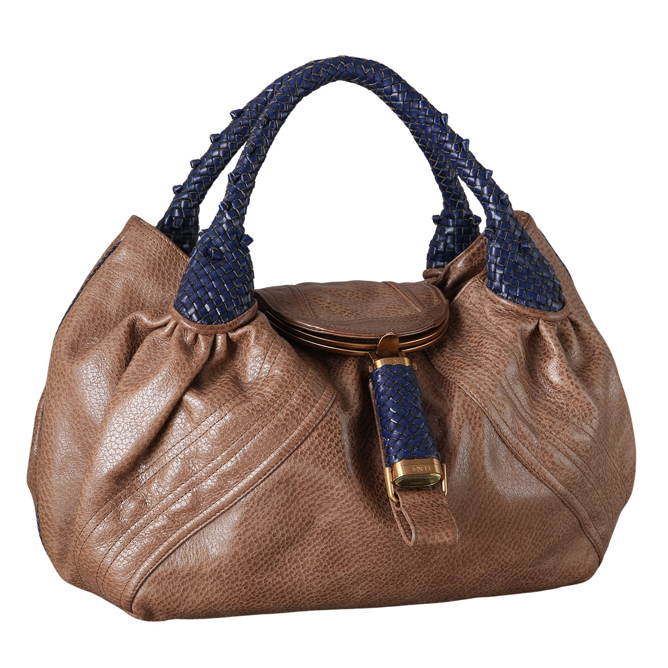 FENDI(USED)펜디 레더 호보 토트백