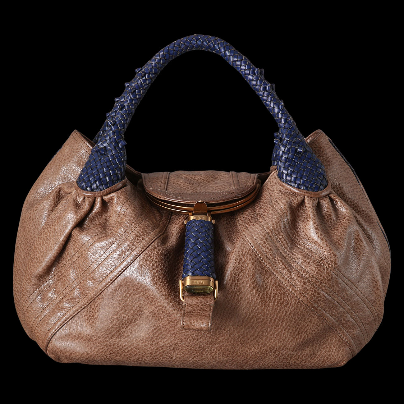 FENDI(USED)펜디 레더 호보 토트백