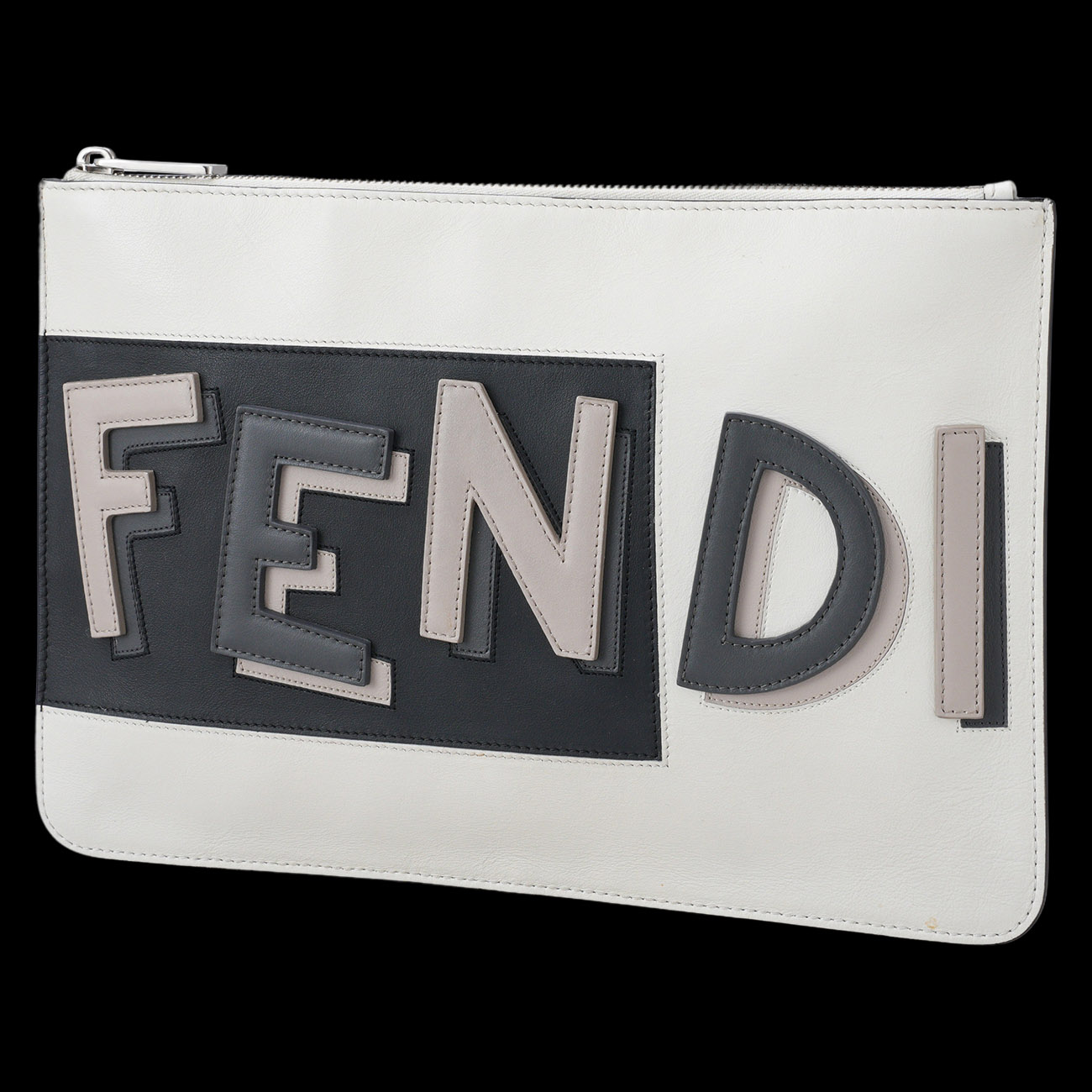 FENDI(USED)펜디 7N0078 로고 클러치