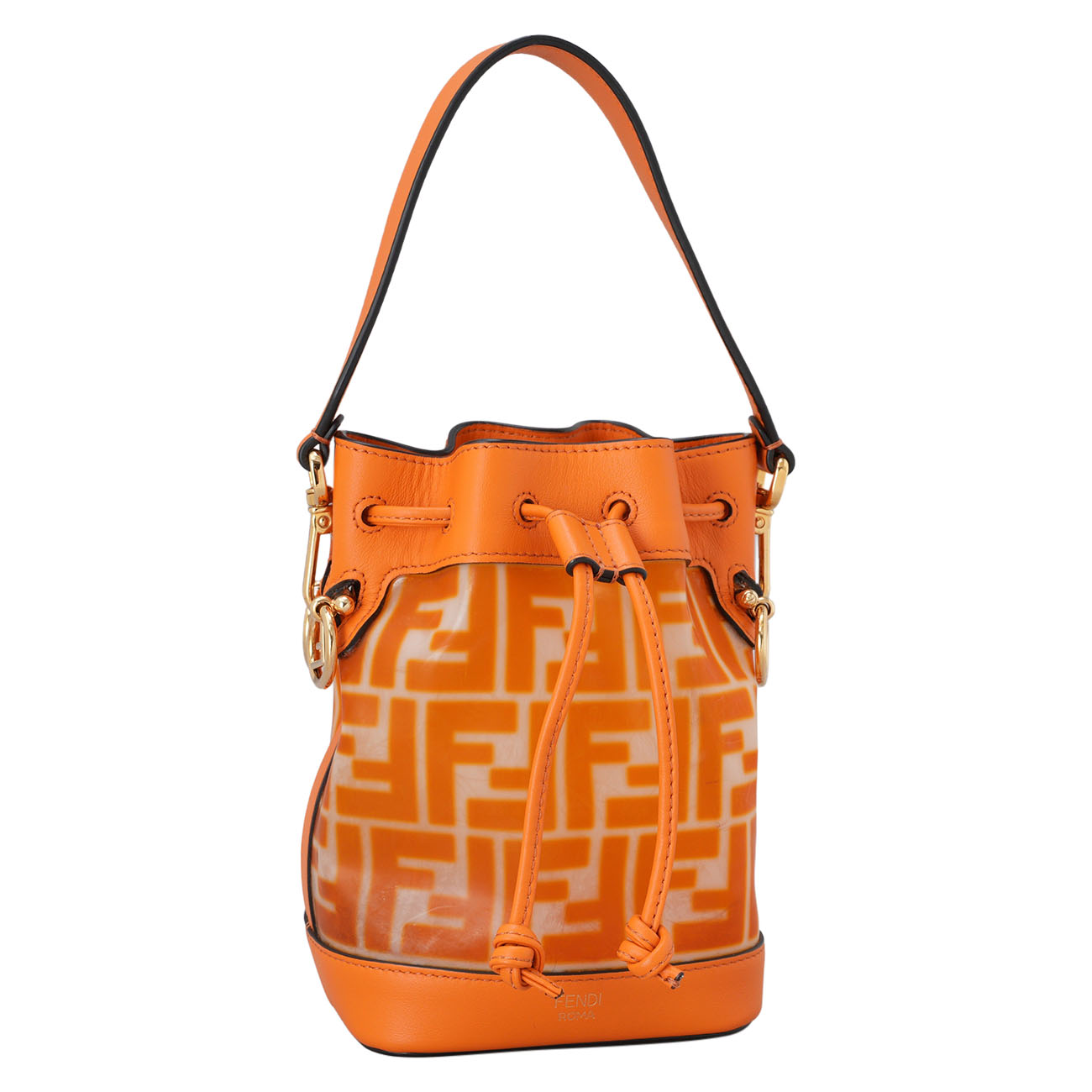 FENDI(USED)펜디 8BS010 PVC 몬트레조 미니 버킷백