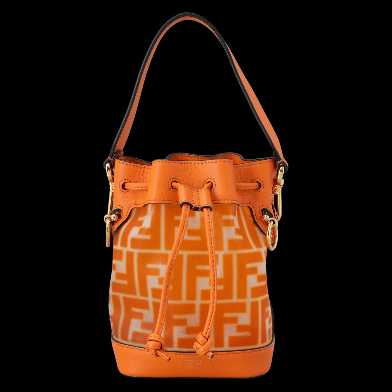 FENDI(USED)펜디 8BS010 PVC 몬트레조 미니 버킷백