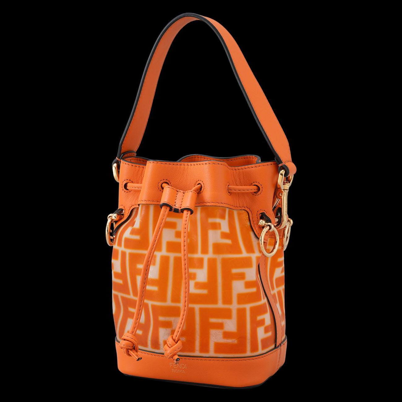 FENDI(USED)펜디 8BS010 PVC 몬트레조 미니 버킷백