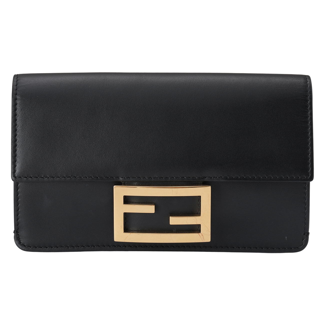 FENDI(USED)펜디 플랫 바게트 숄더백