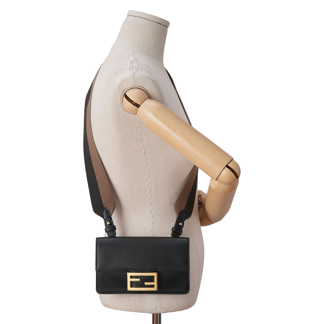 FENDI(USED)펜디 플랫 바게트 숄더백