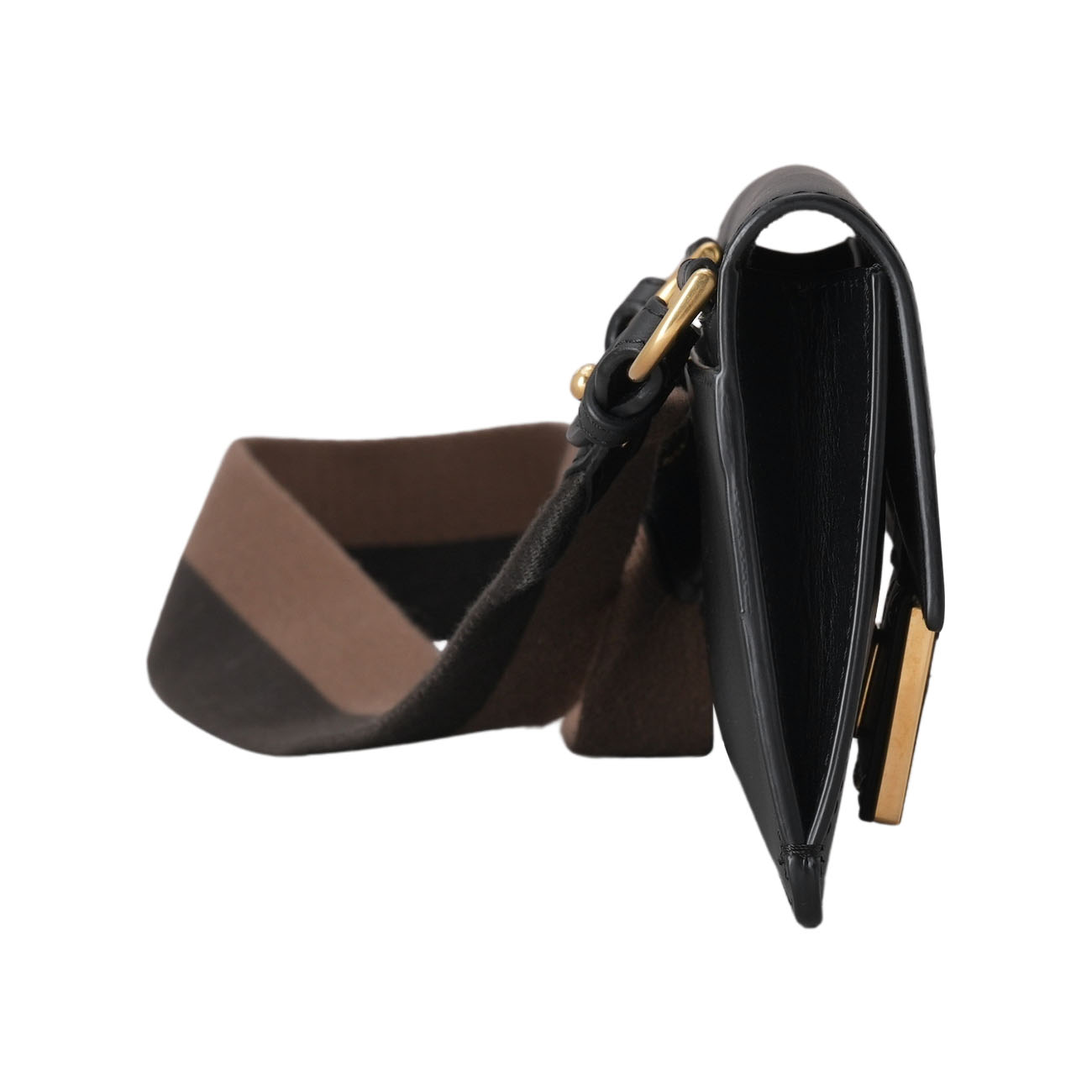 FENDI(USED)펜디 플랫 바게트 숄더백