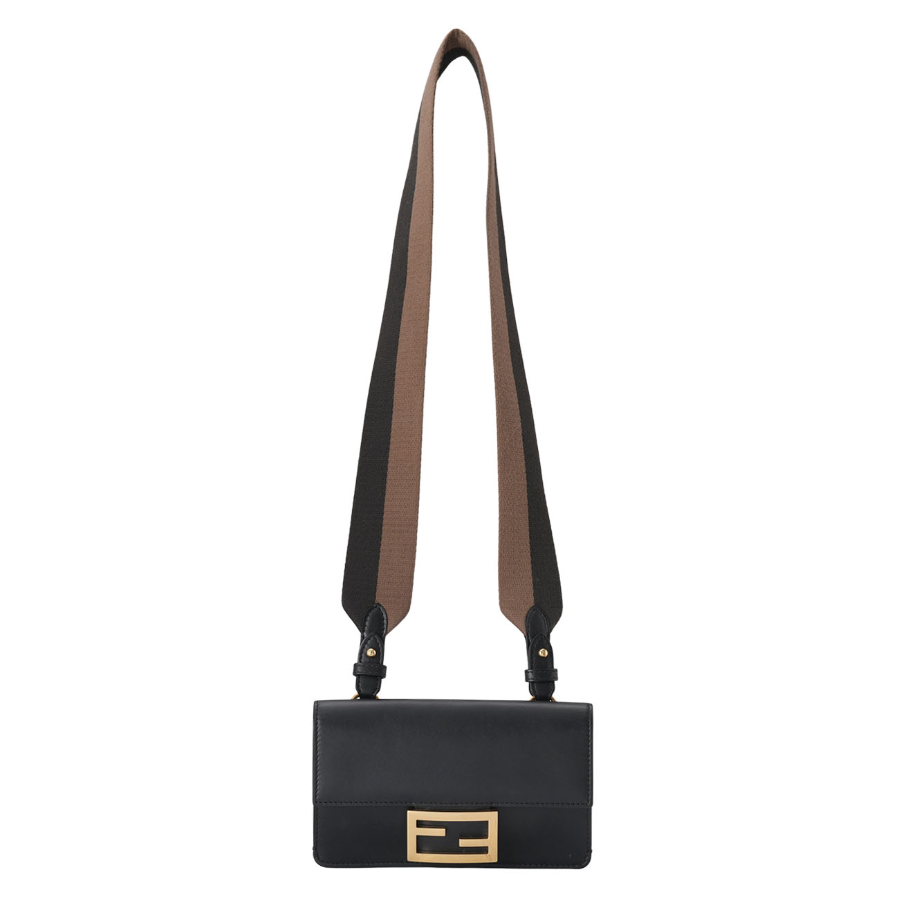 FENDI(USED)펜디 플랫 바게트 숄더백