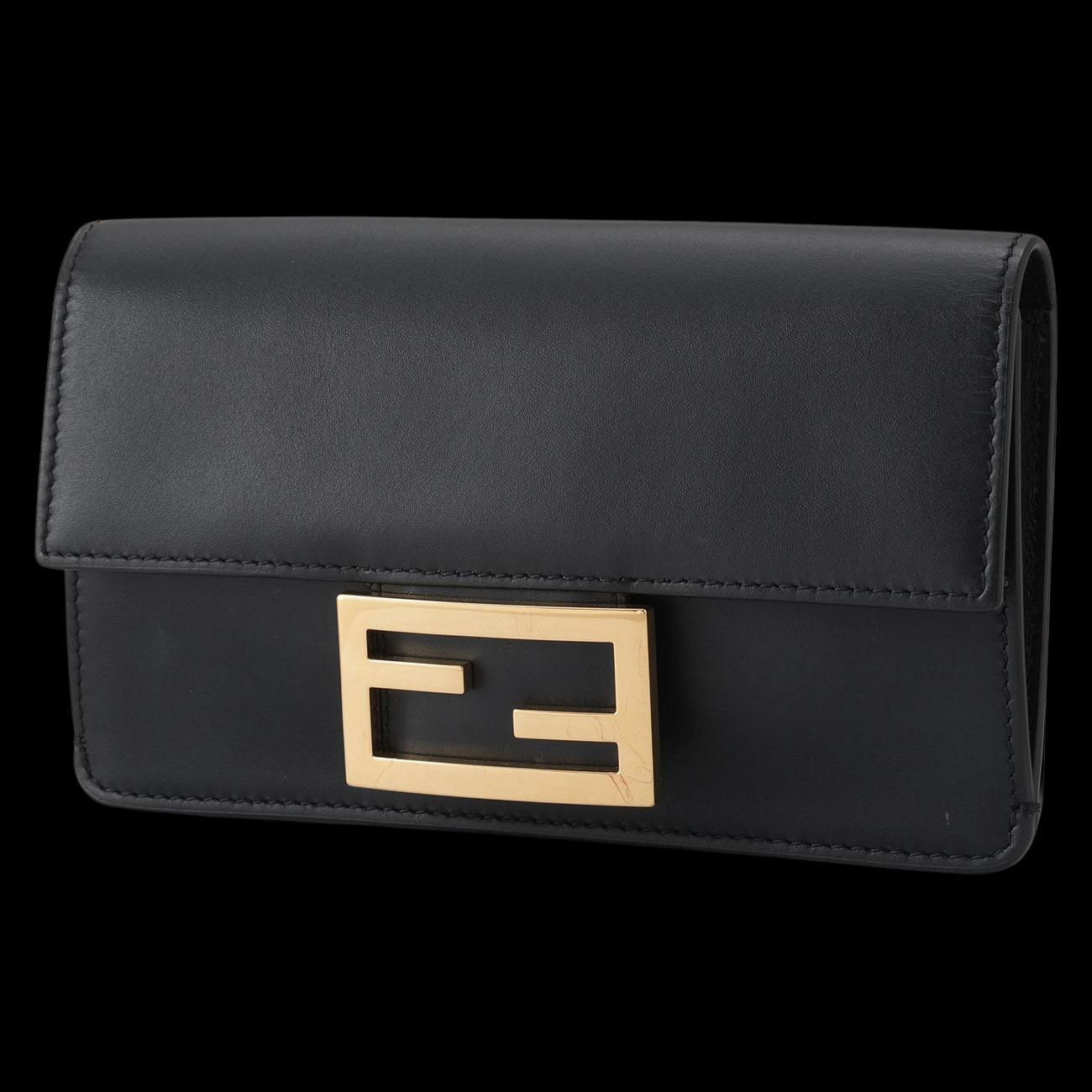 FENDI(USED)펜디 플랫 바게트 숄더백