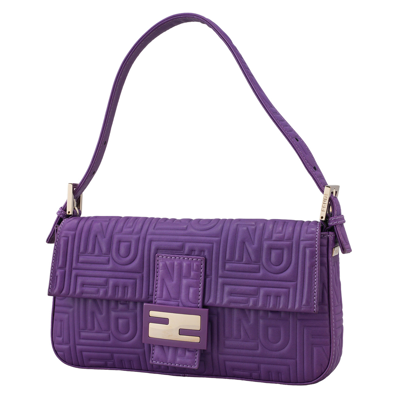 FENDI(USED)펜디 레더 바게트 숄더백