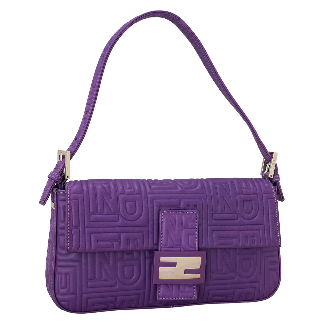 FENDI(USED)펜디 레더 바게트 숄더백