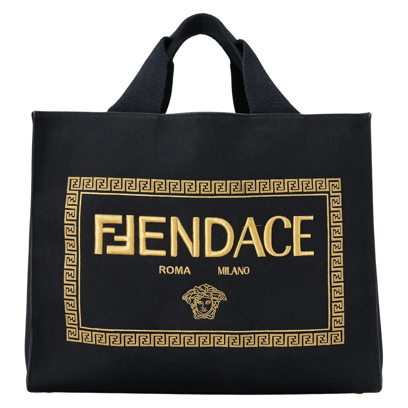 FENDI(USED)펜디X베르사체 선샤인 토트백