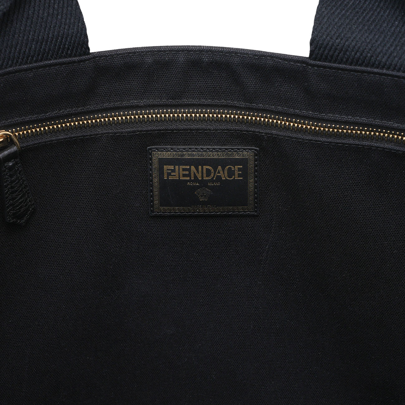 FENDI(USED)펜디X베르사체 선샤인 토트백