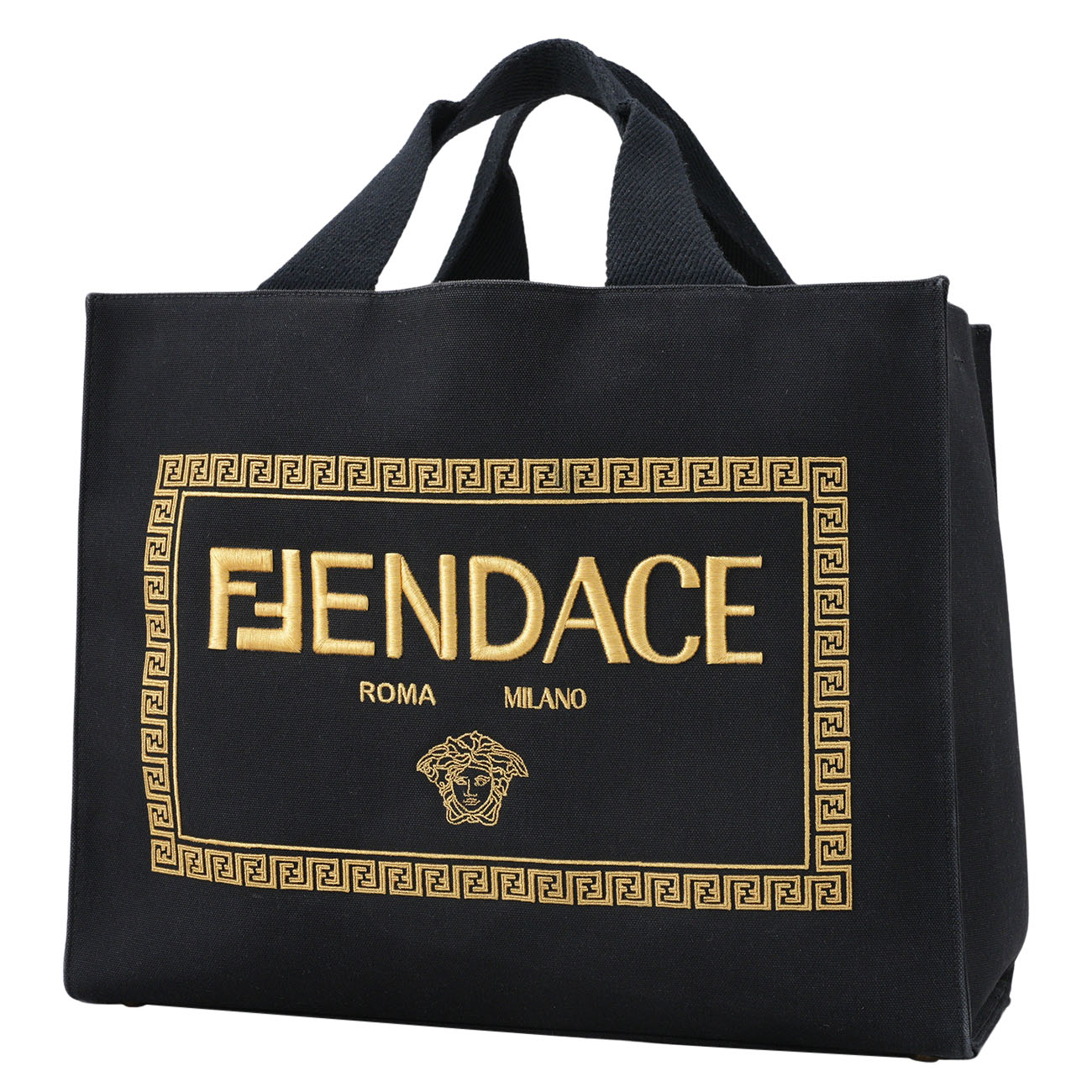 FENDI(USED)펜디X베르사체 선샤인 토트백