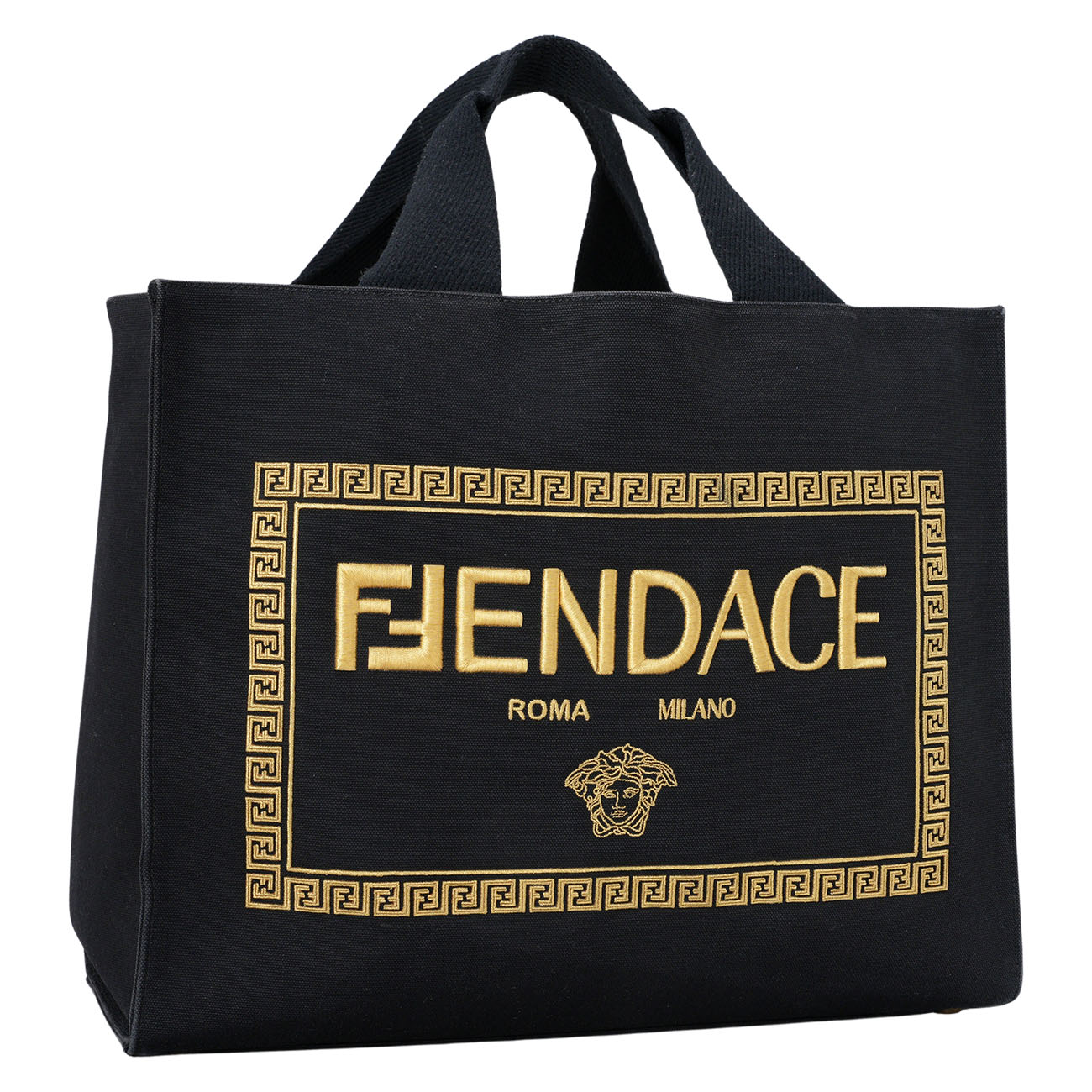FENDI(USED)펜디X베르사체 선샤인 토트백