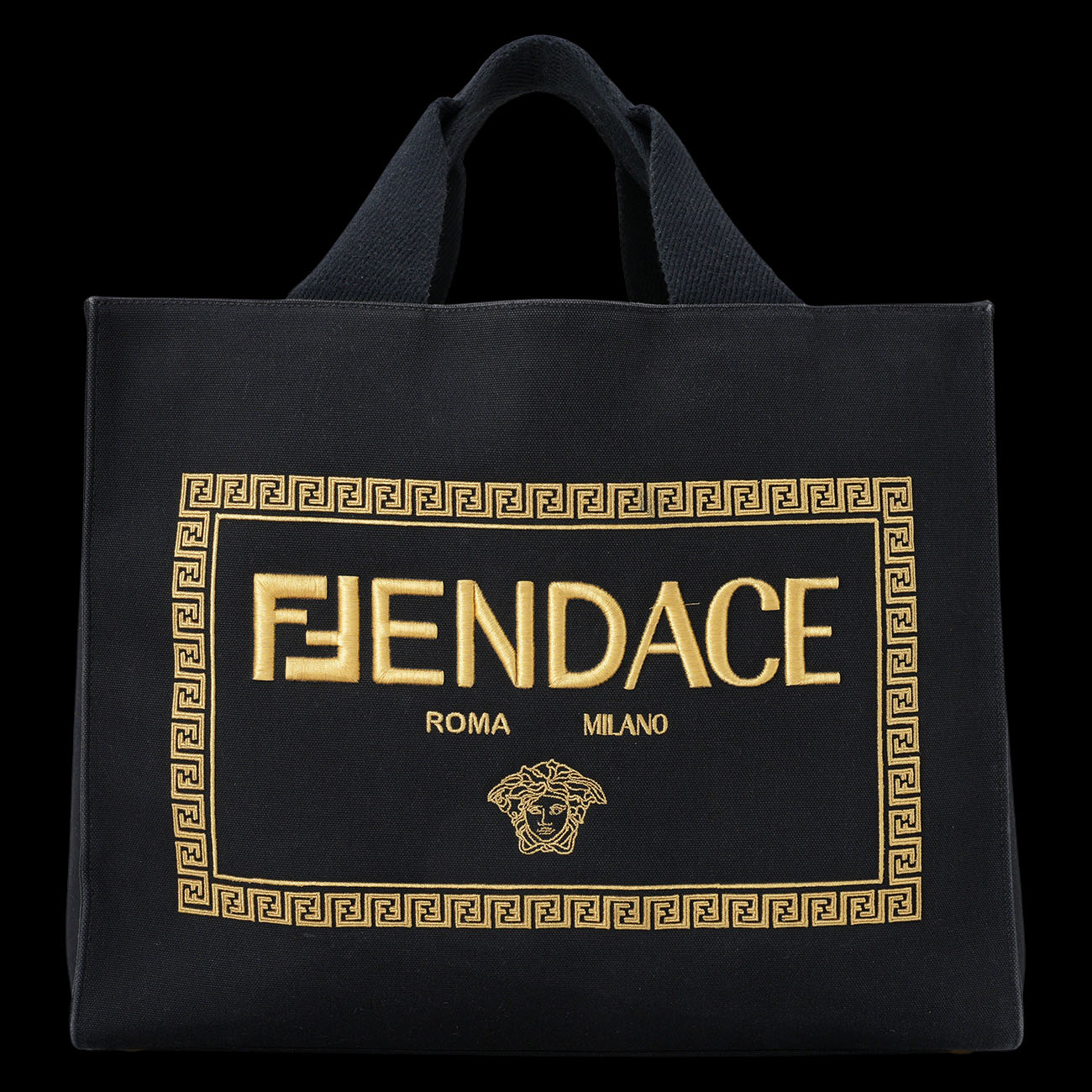 FENDI(USED)펜디X베르사체 선샤인 토트백