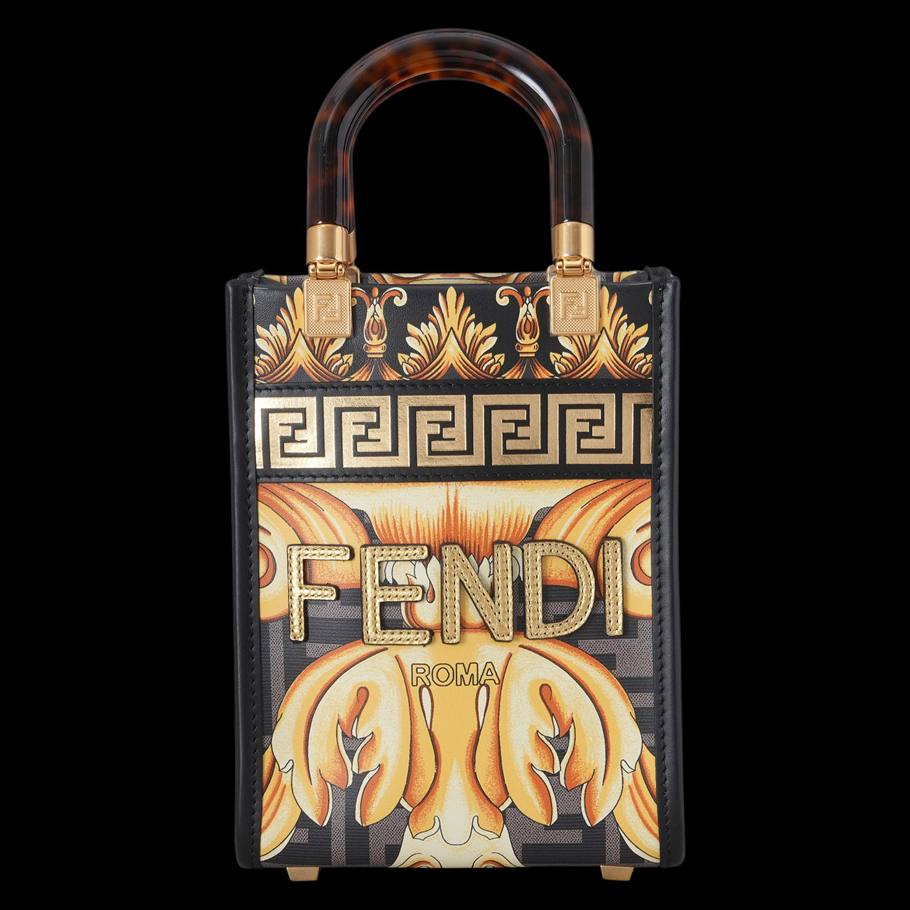 FENDI(USED)펜디X베르사체 8BS051 선샤인 미니