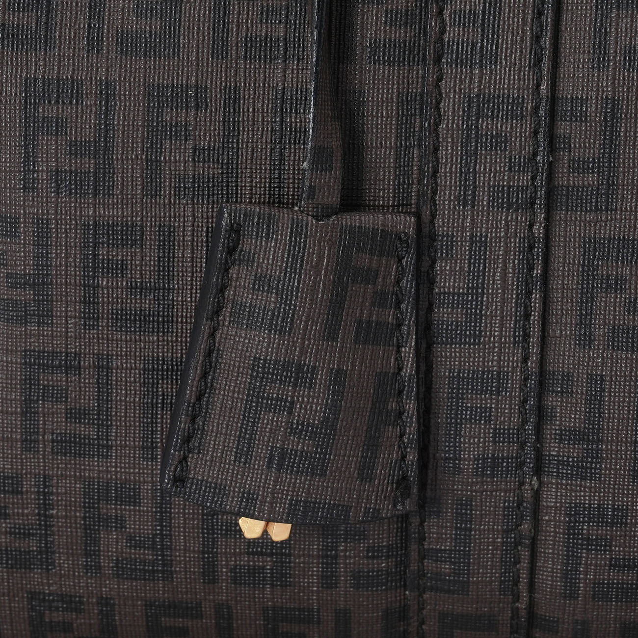 FENDI(USED)펜디 8BL098 FF 패브릭 보스턴 백