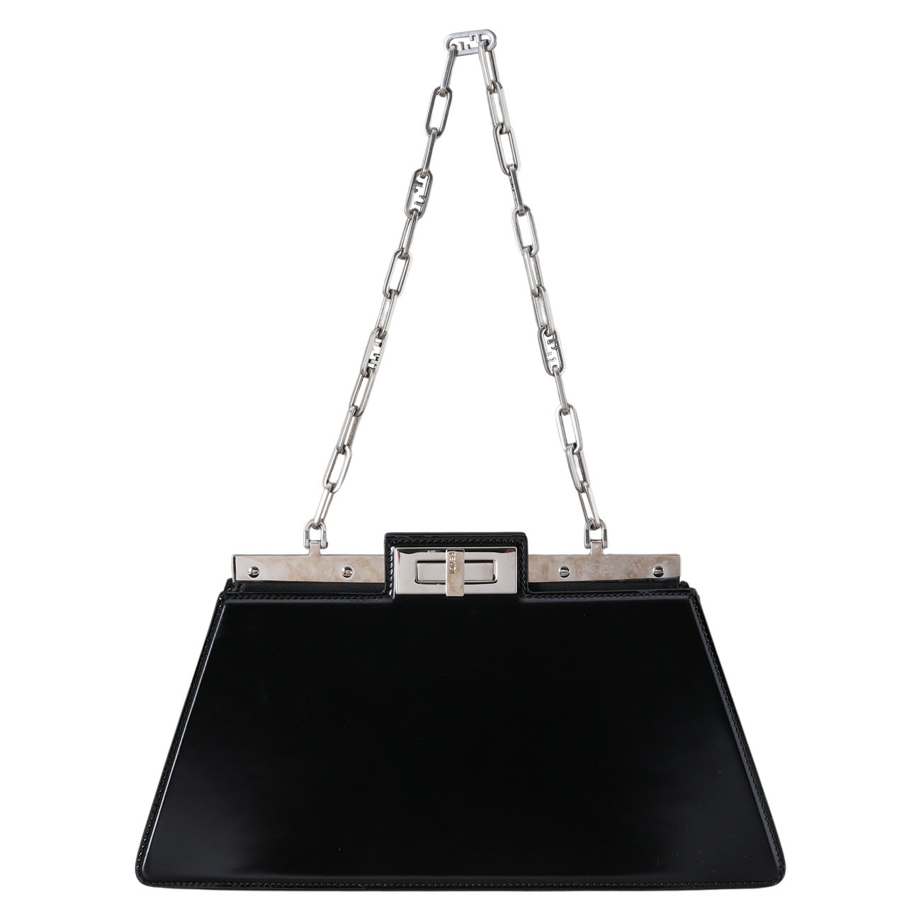FENDI(USED)펜디 8BN340 피카부 컷 체인 미듐 숄더백