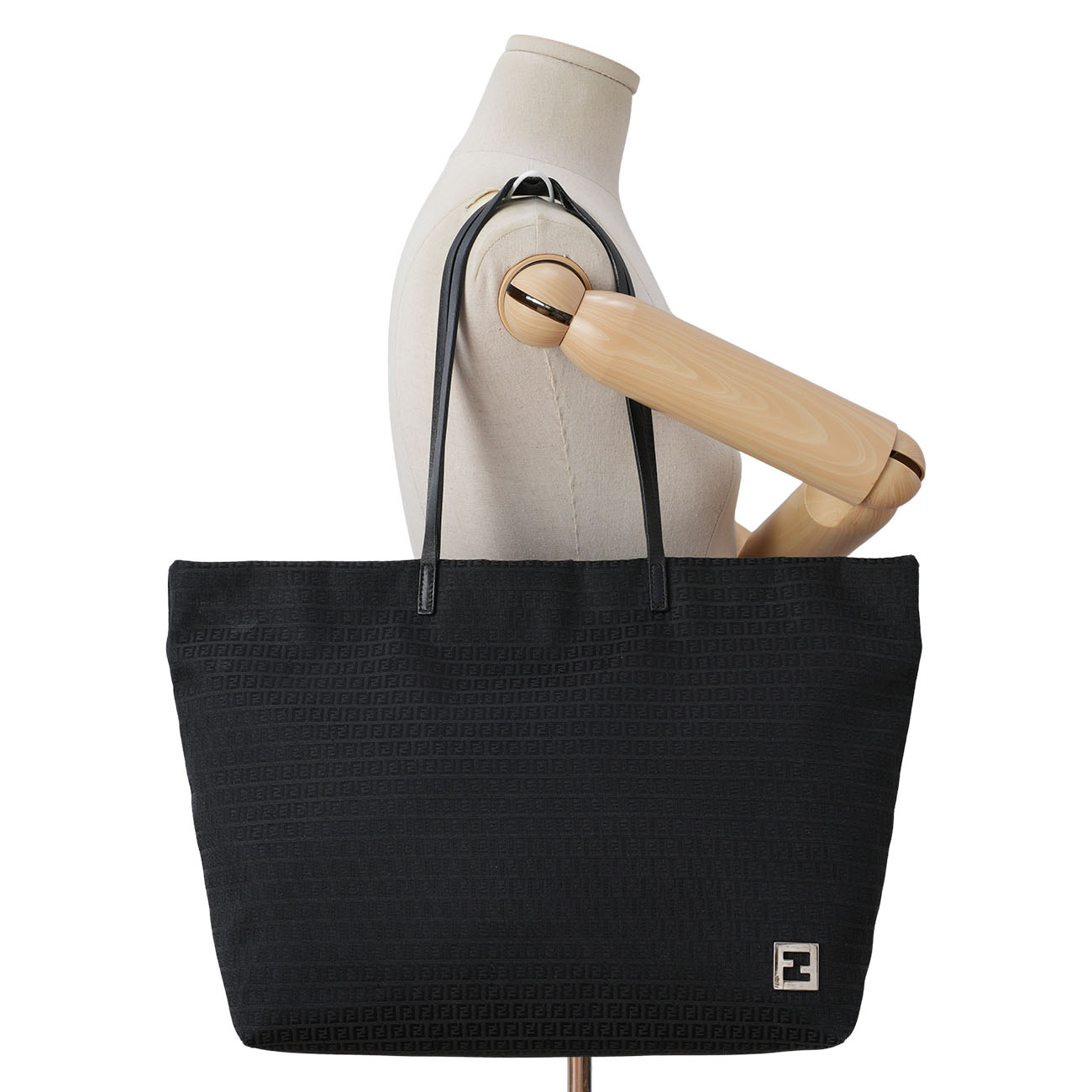 FENDI(USED)펜디 패브릭 쇼퍼백