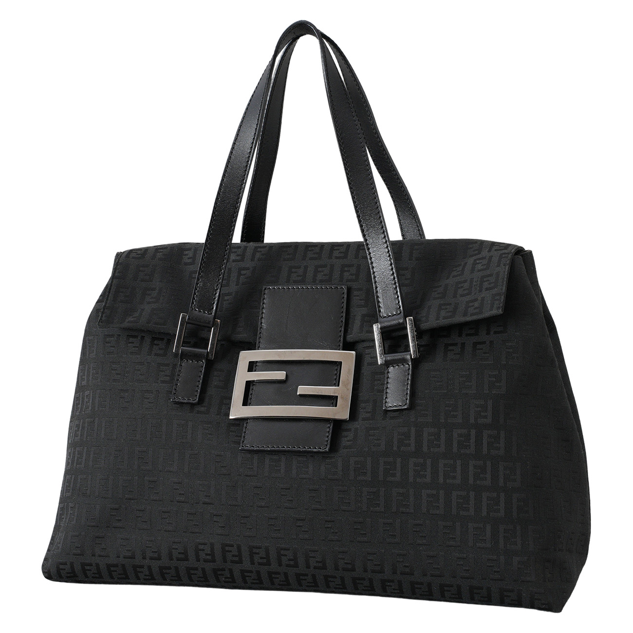 FENDI(USED)펜디 8BN188 FF로고 쥬카 토트백
