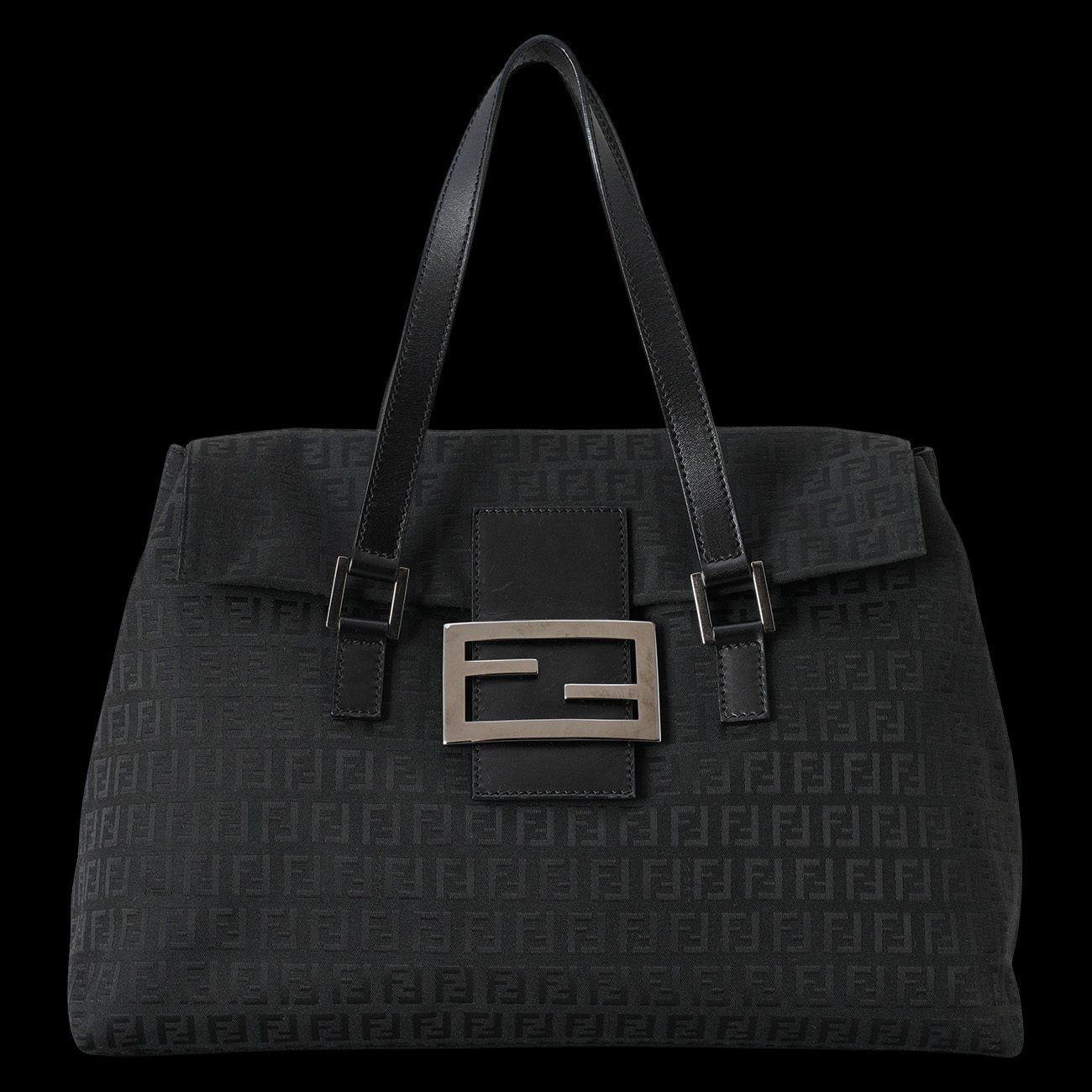 FENDI(USED)펜디 8BN188 FF로고 쥬카 토트백