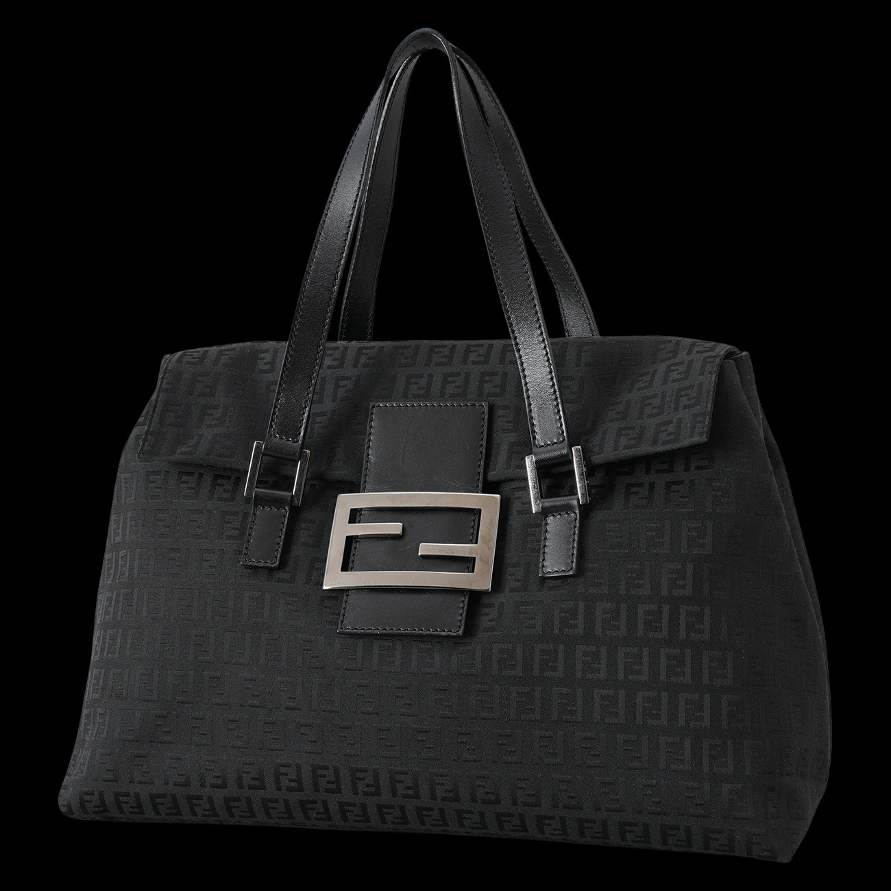 FENDI(USED)펜디 8BN188 FF로고 쥬카 토트백