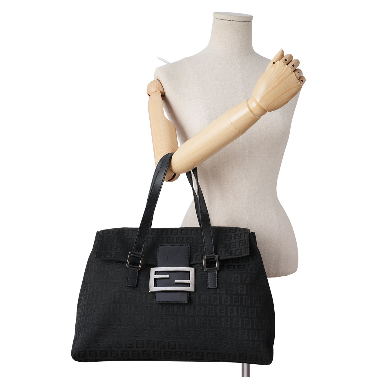 FENDI(USED)펜디 8BN188 FF로고 쥬카 토트백