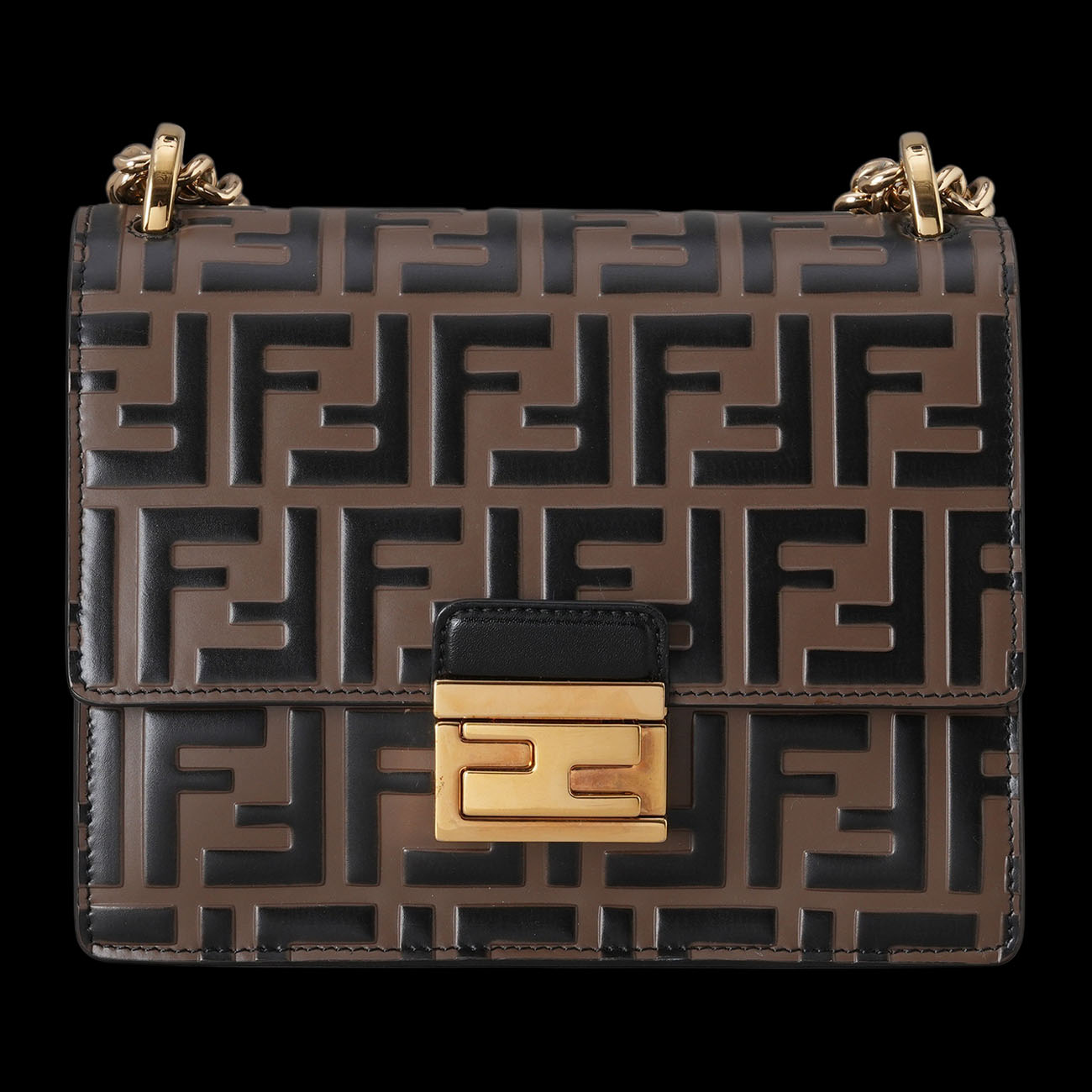 FENDI(USED)펜디 8M0417 FF 캔유 스몰 크로스백