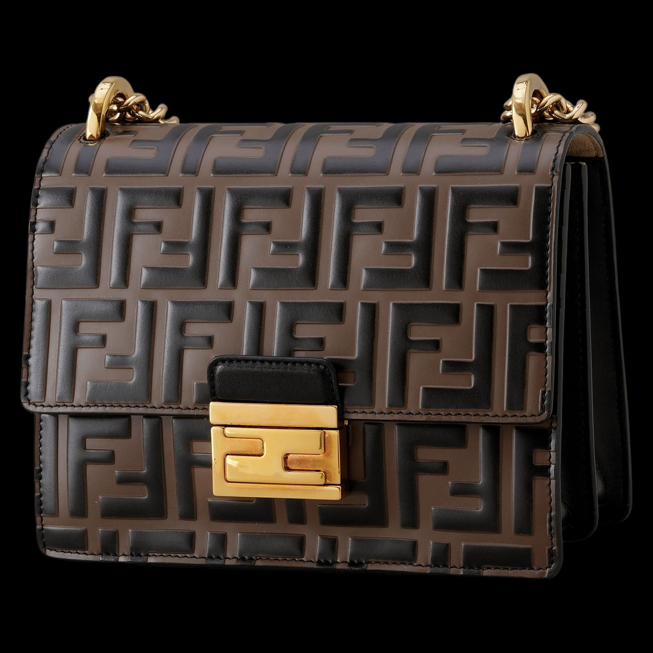 FENDI(USED)펜디 8M0417 FF 캔유 스몰 크로스백