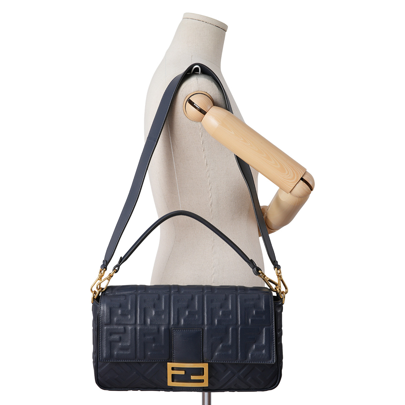 FENDI(USED)펜디 8BR771 바게트 숄더백 라지