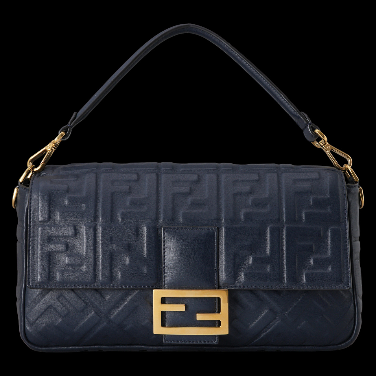 FENDI(USED)펜디 8BR771 바게트 숄더백 라지