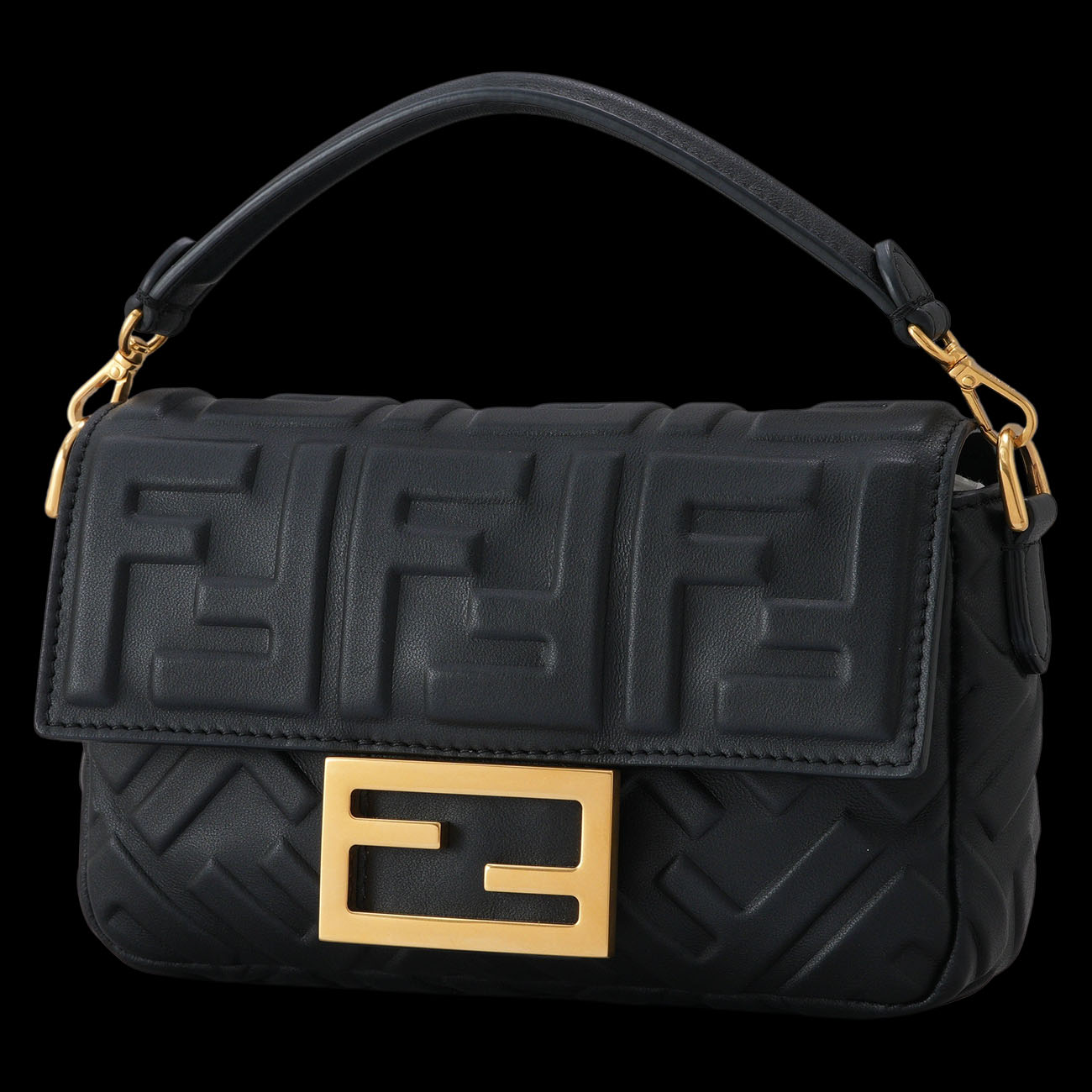 FENDI(USED)펜디 8BS017 바게트 미니 체인 숄더백