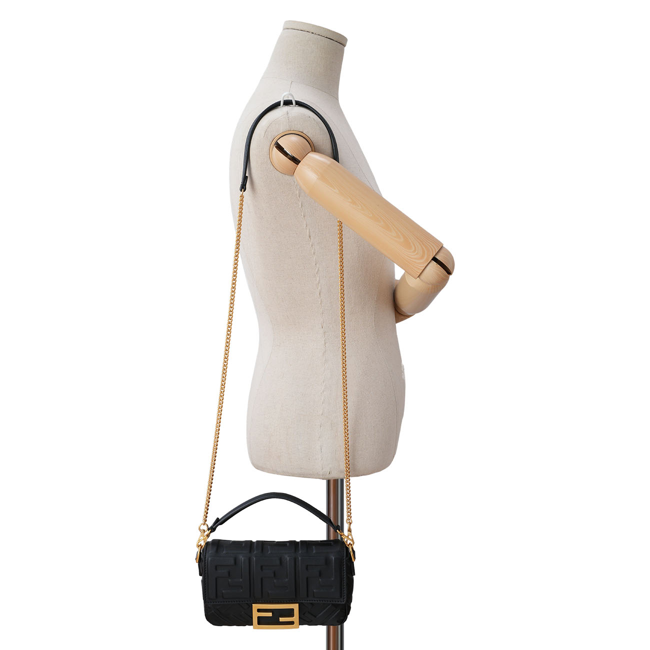 FENDI(USED)펜디 8BS017 바게트 미니 체인 숄더백