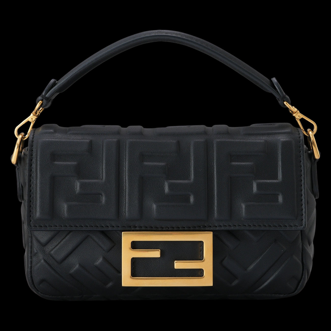 FENDI(USED)펜디 8BS017 바게트 미니 체인 숄더백