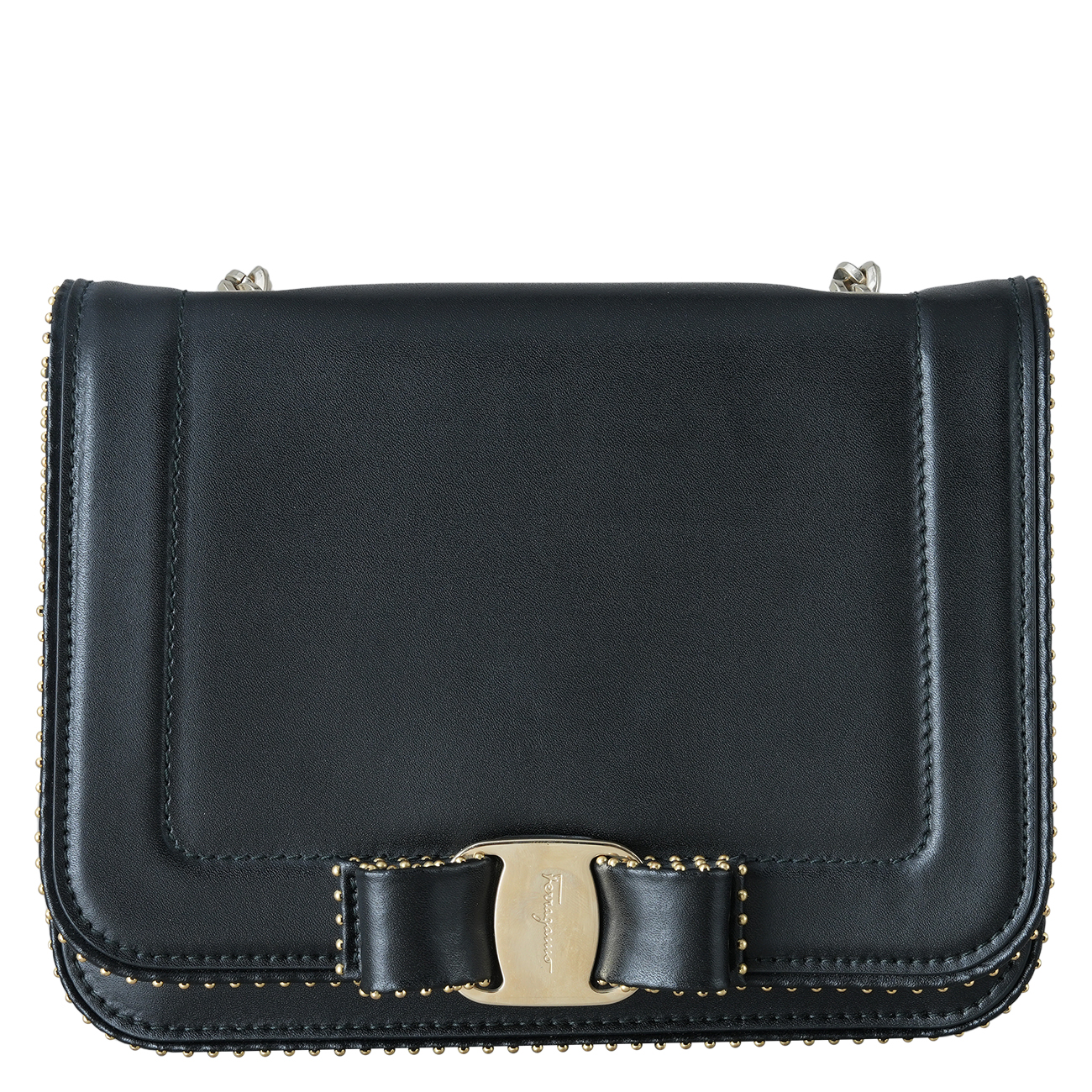 FERRAGAMO(USED)페레가모 체인 플랩백