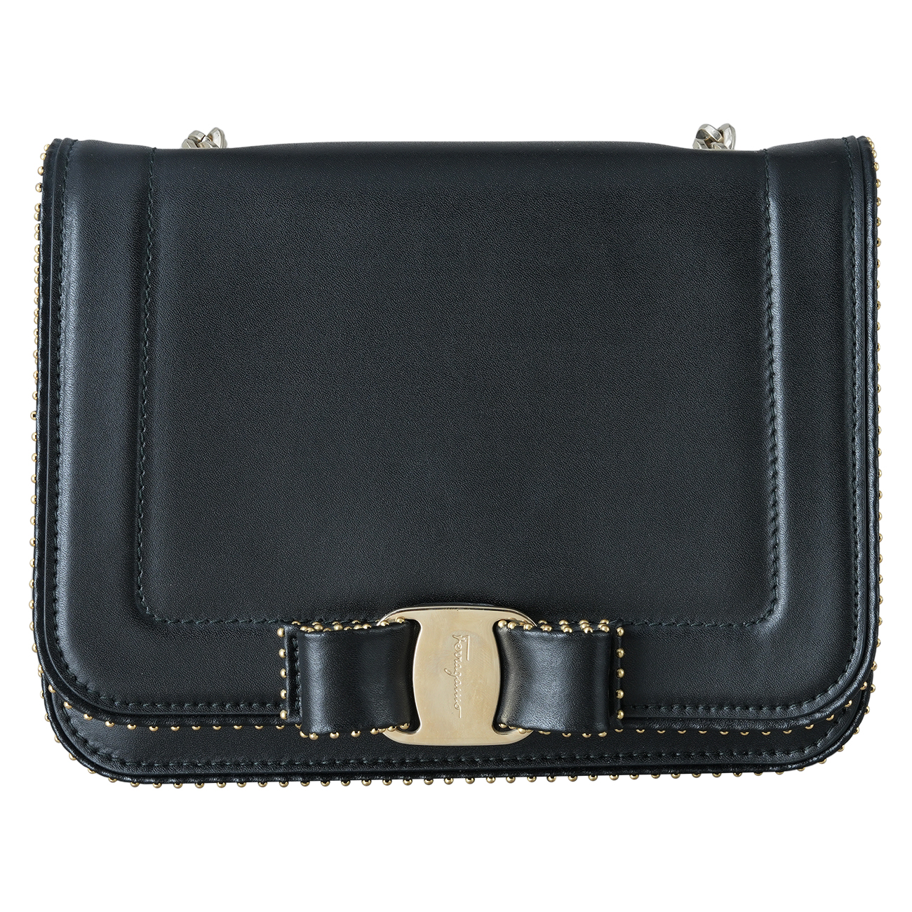 FERRAGAMO(USED)페레가모 체인 플랩백