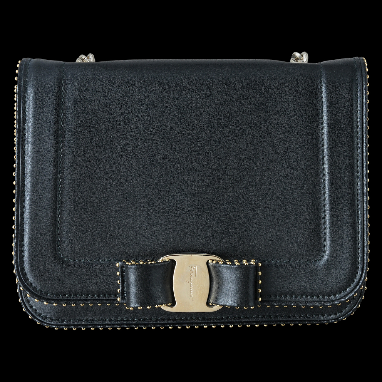 FERRAGAMO(USED)페레가모 체인 플랩백