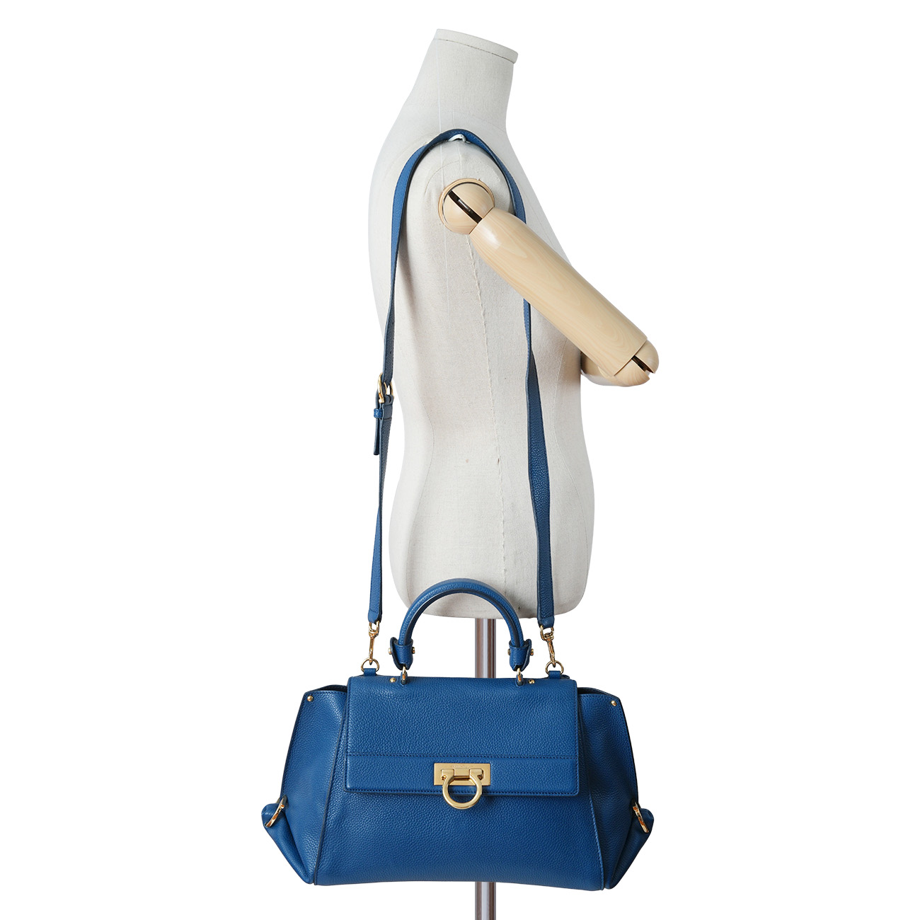 FERRAGAMO(USED)페레가모 간치니 탑핸들 토트겸 숄더백