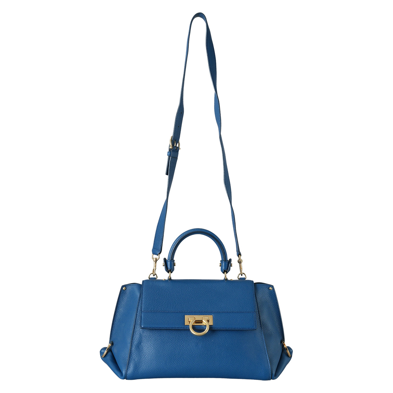 FERRAGAMO(USED)페레가모 간치니 탑핸들 토트겸 숄더백