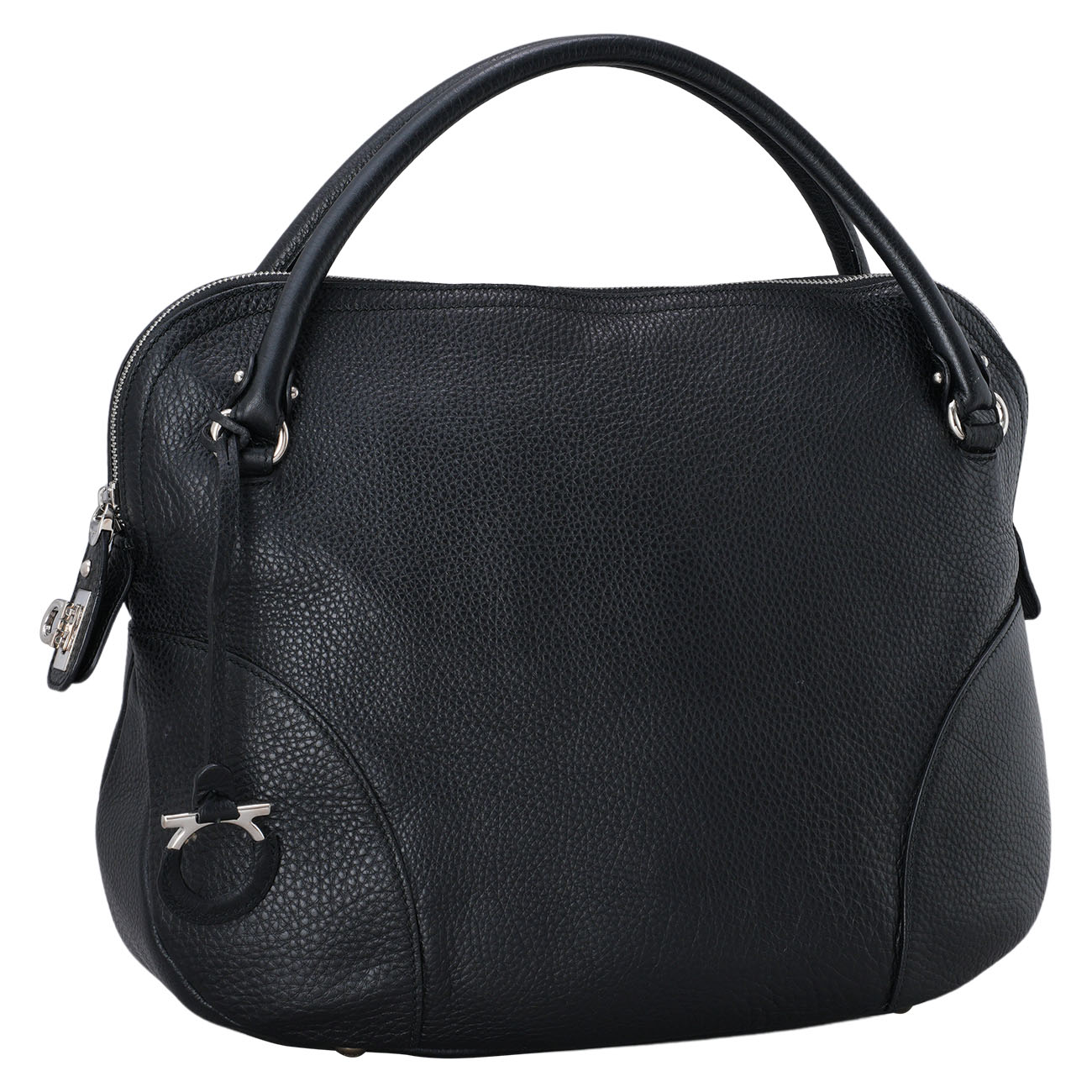 FERRAGAMO(USED)페레가모 21B936 간치니 토트백 블랙