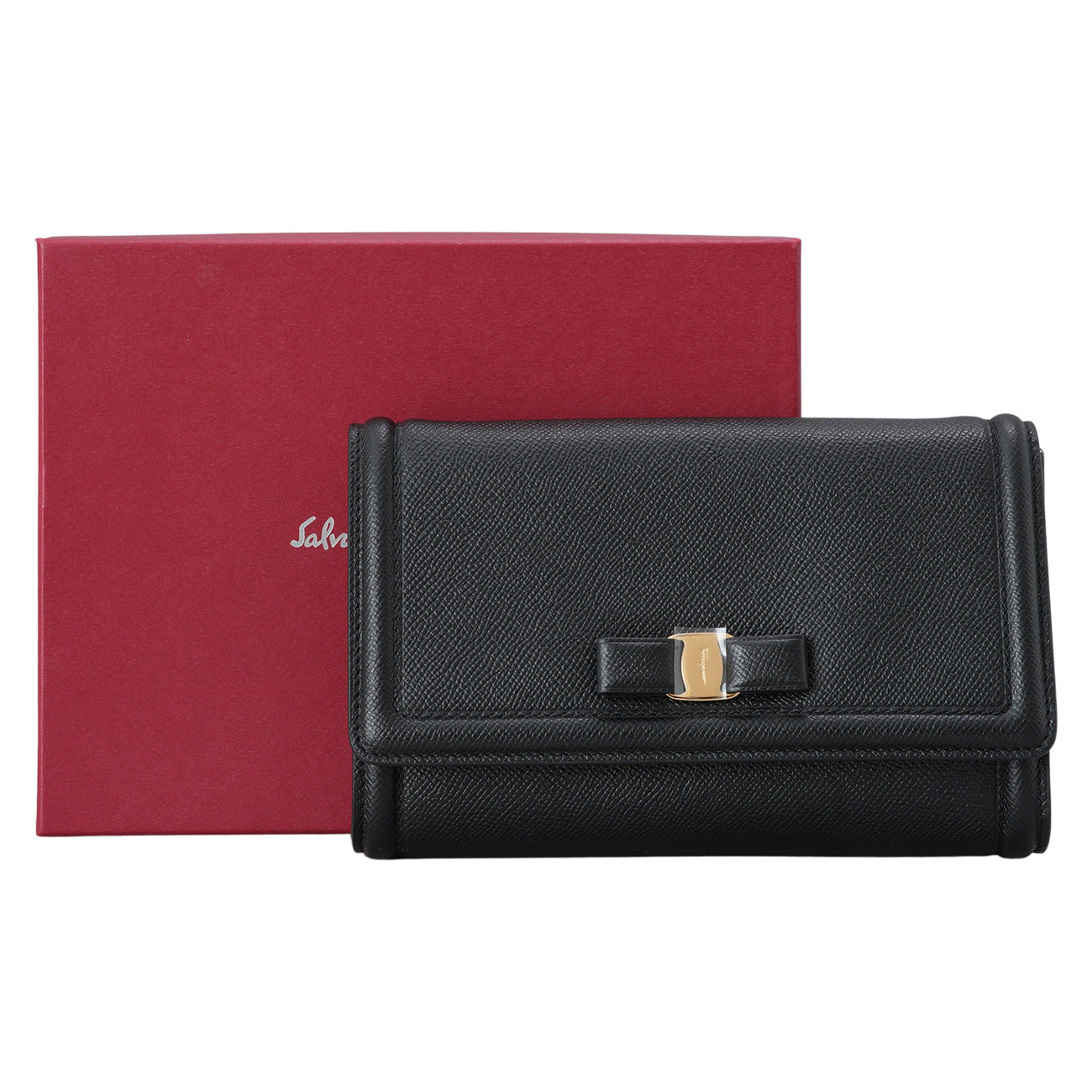 FERRAGAMO(USED)페레가모 22C940 바라 미니 체인 크로스백