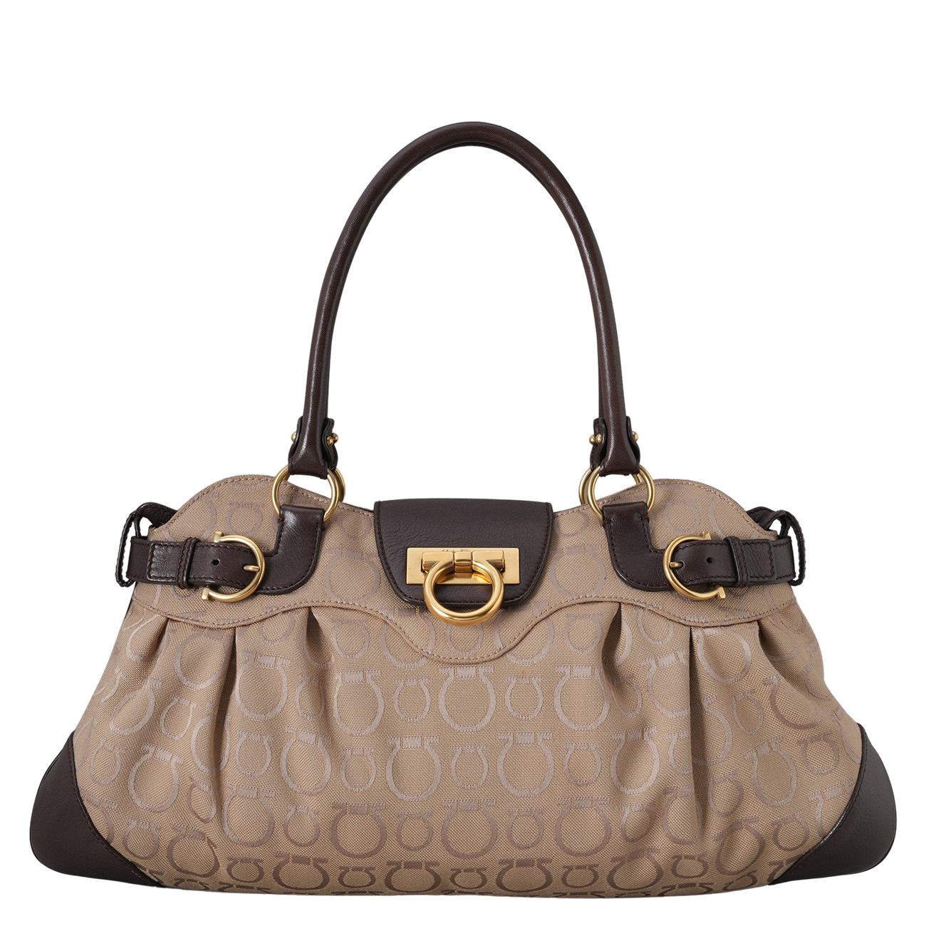 FERRAGAMO(USED)페레가모 간치니 숄더백