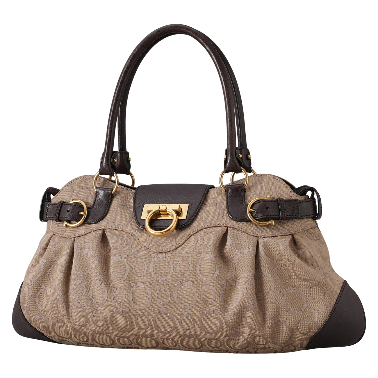 FERRAGAMO(USED)페레가모 간치니 숄더백