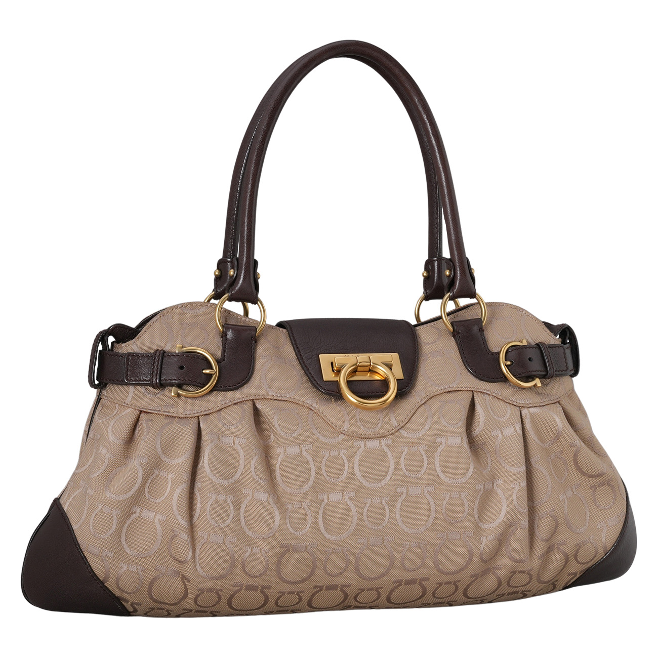 FERRAGAMO(USED)페레가모 간치니 숄더백