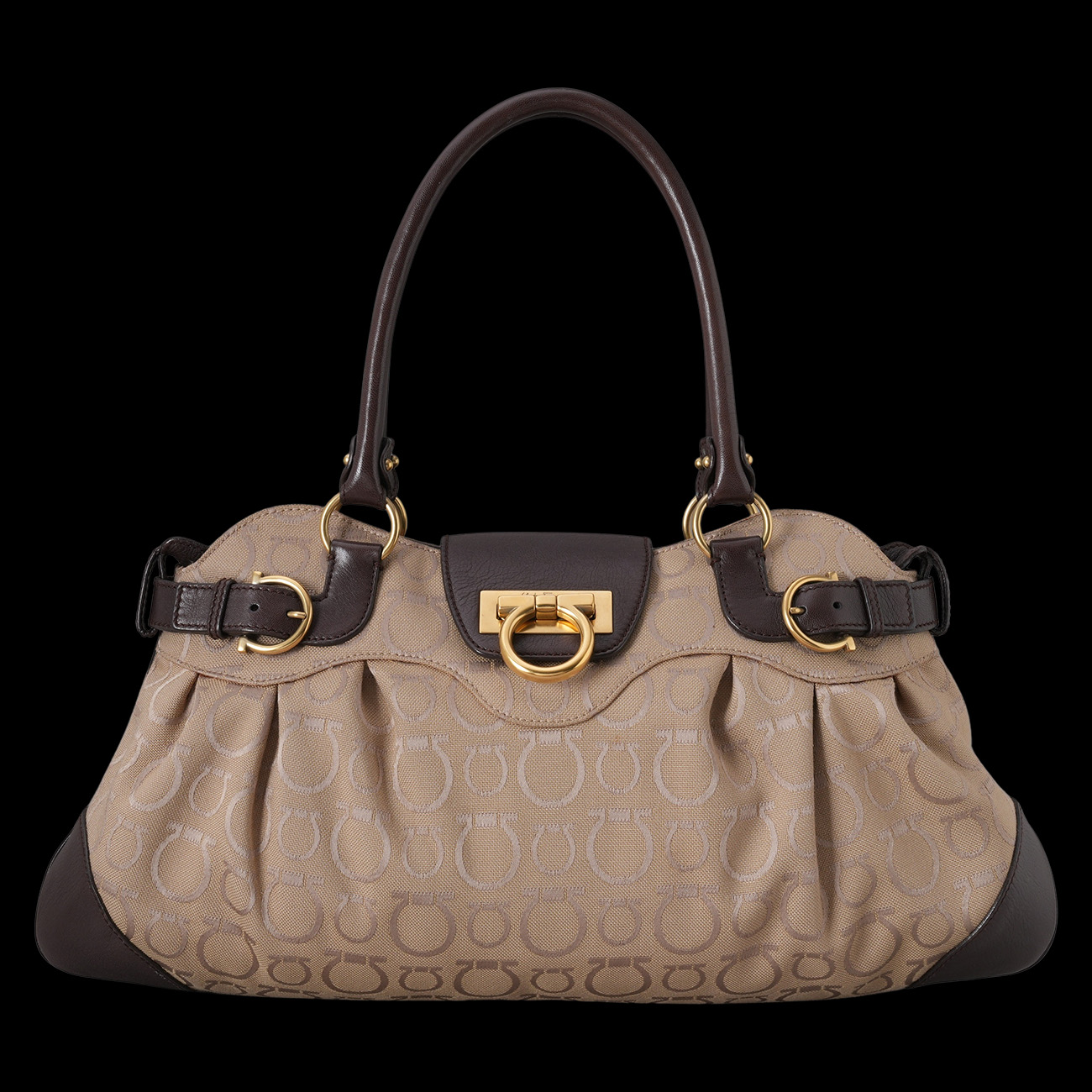 FERRAGAMO(USED)페레가모 간치니 숄더백