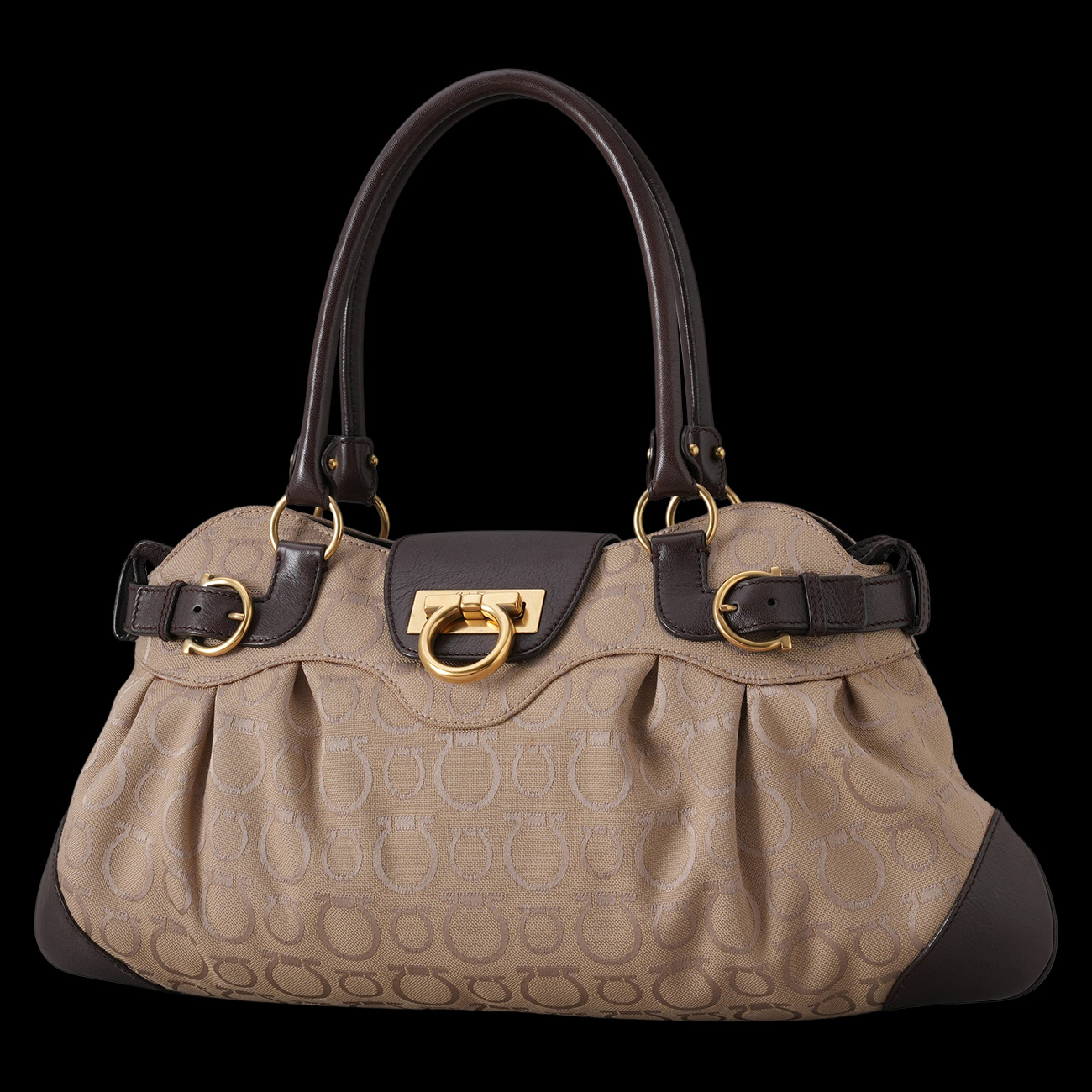 FERRAGAMO(USED)페레가모 간치니 숄더백